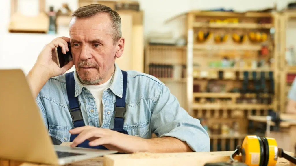 Business owner claiming and verifying Google Business Profile
